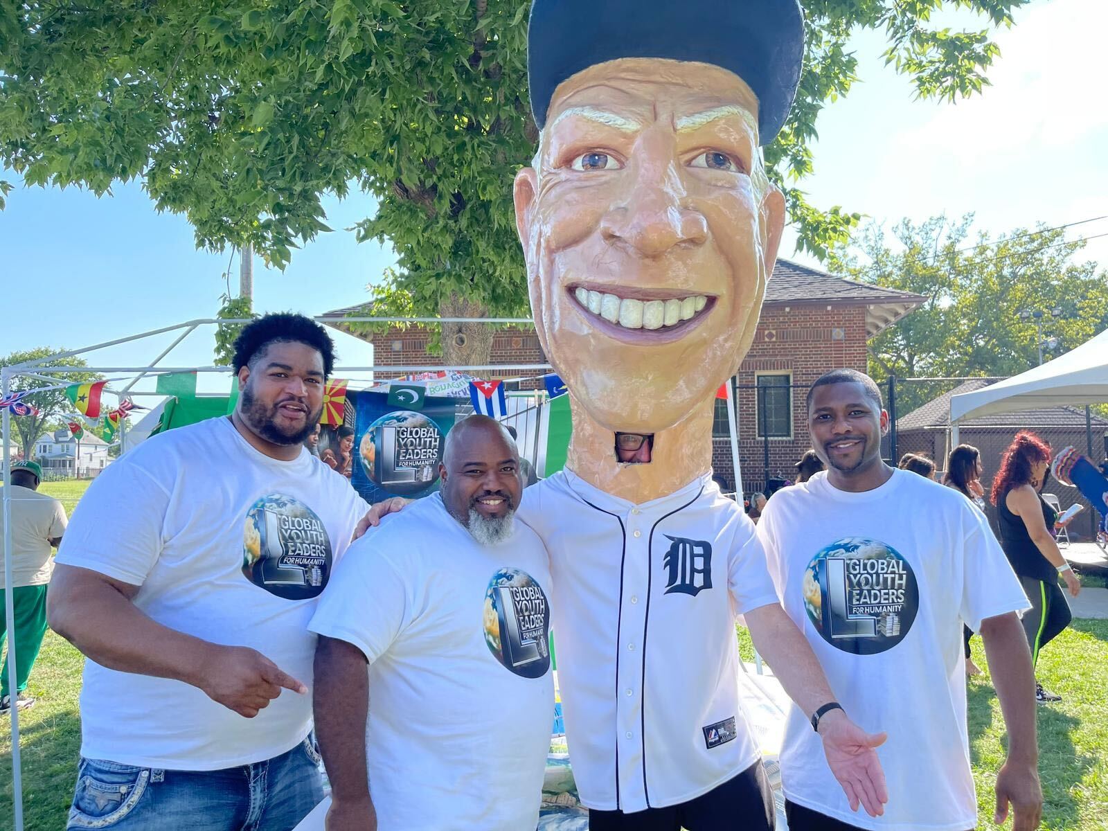 GYLFH team members at a Detroit community event